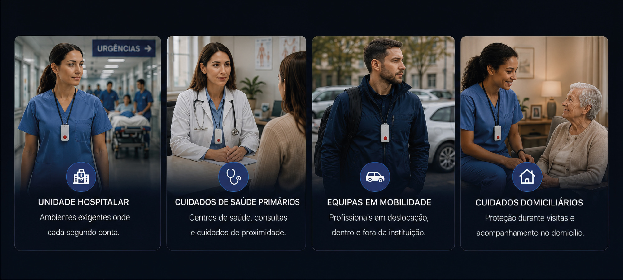 stopanic protection in hospitals, primary care, mobile teams and home care